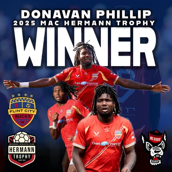 Donavan “Gusto” Phillip wins MAC Hermann Trophy