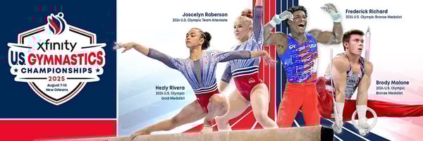 Tickets are now on sale for the 2025 Xfinity U.S. Gymnastics Championships