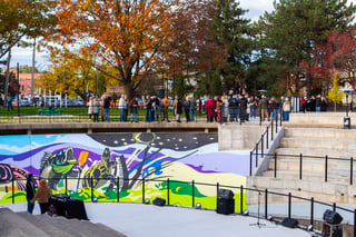 Fish Ladder Music Park at the Brenke Fish Ladder