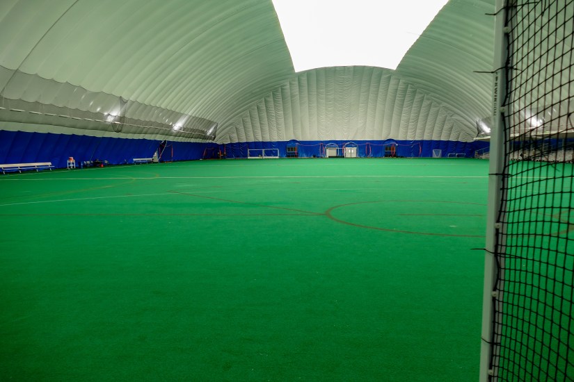 green field for soccer